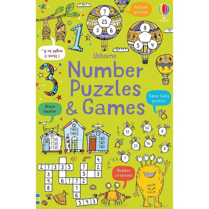 Number Puzzles and Games Usborne