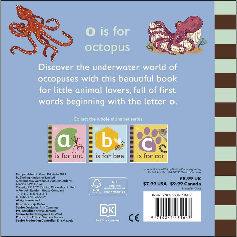 O is for Octopus (Board book) DK UK