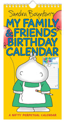 Sandra Boynton's My Family & Friends Birthday Perpetual Calendar-Lifestyle and Leisure-買書書 BuyBookBook