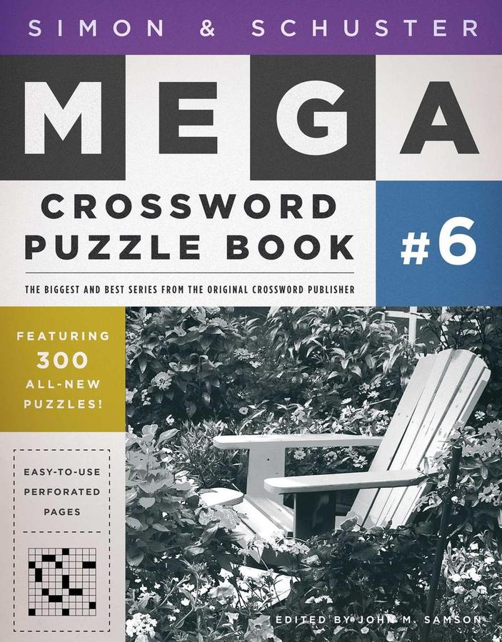 Simon & Schuster Mega Crossword Puzzle Book #6-Hobbies/ quizzes/ games-買書書 BuyBookBook