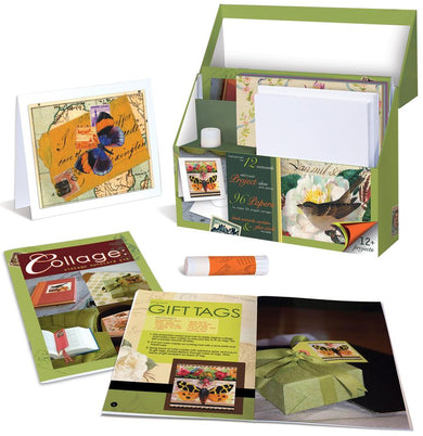 Collage: Vintage Notecard Kit-Lifestyle and Leisure-買書書 BuyBookBook