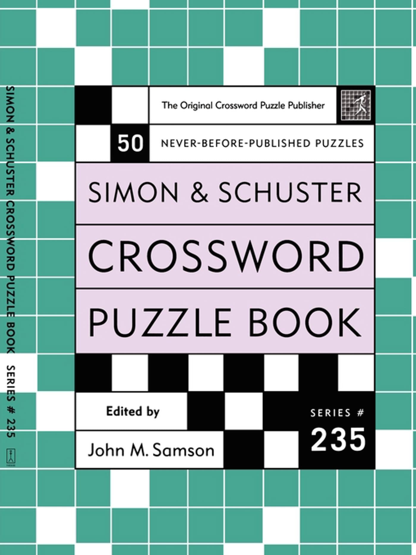 Simon and Schuster Crossword Puzzle Book #235-Hobbies/ quizzes/ games-買書書 BuyBookBook