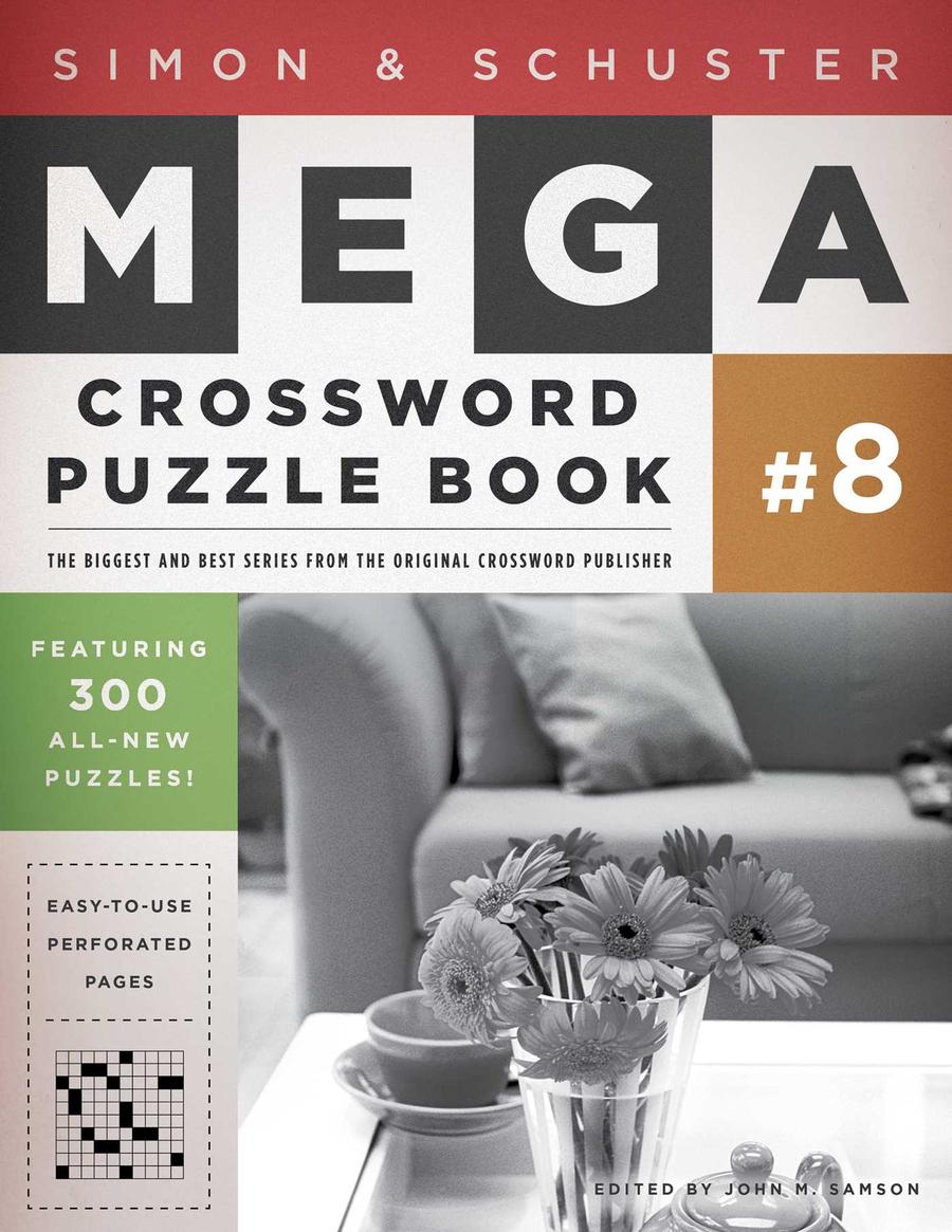 Simon & Schuster Mega Crossword Puzzle Book #8-Hobbies/ quizzes/ games-買書書 BuyBookBook