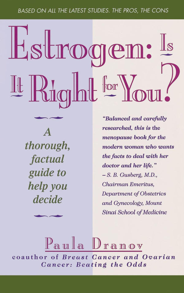 Estrogen: Is It Right For You? Thorough, Factual Guide To Help You Decide-Medicine and Nursing-買書書 BuyBookBook