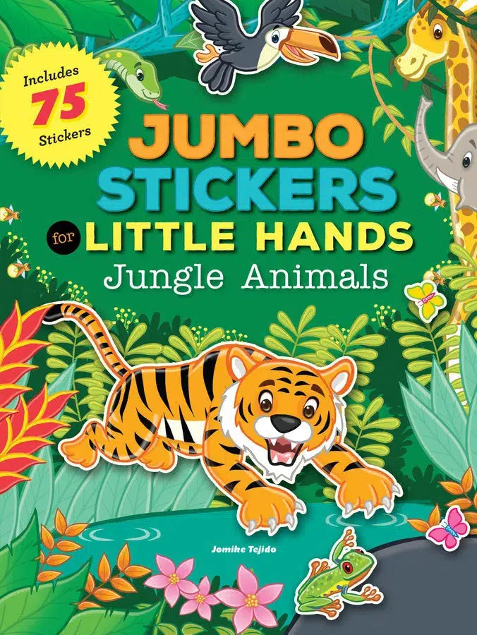 Jumbo Stickers for Little Hands: Jungle Animals-Children’s interactive and activity books and kits-買書書 BuyBookBook