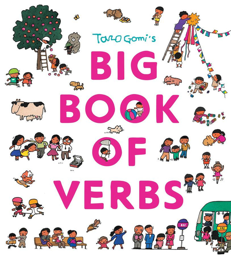 Taro Gomi’s Big Book of Verbs-Children’s Early years / early learning concepts-買書書 BuyBookBook