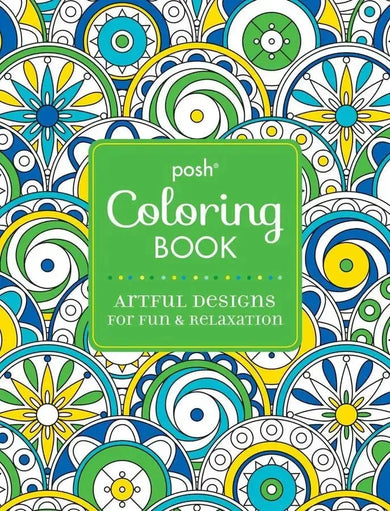Posh Adult Coloring Book: Artful Designs for Fun & Relaxation-Hobbies/ quizzes/ games-買書書 BuyBookBook