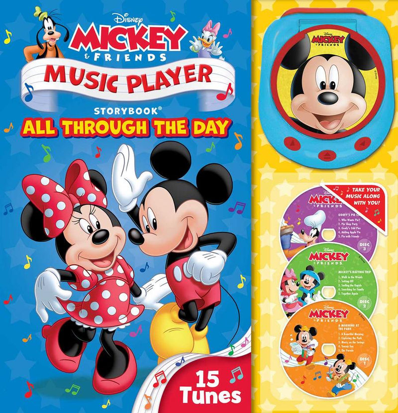 Disney Mickey Mouse: All Through the Day Music Player Storybook-Children’s picture books-買書書 BuyBookBook