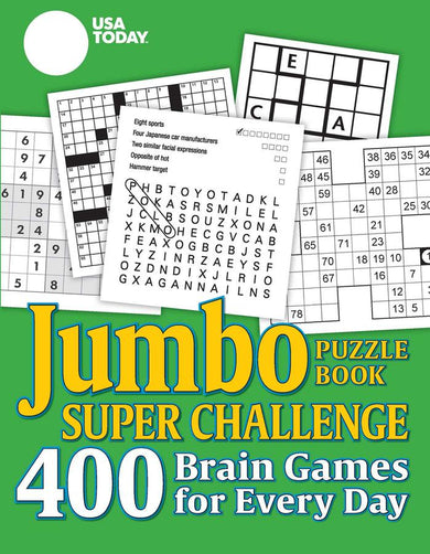 USA TODAY Jumbo Puzzle Book Super Challenge-Hobbies/ quizzes/ games-買書書 BuyBookBook