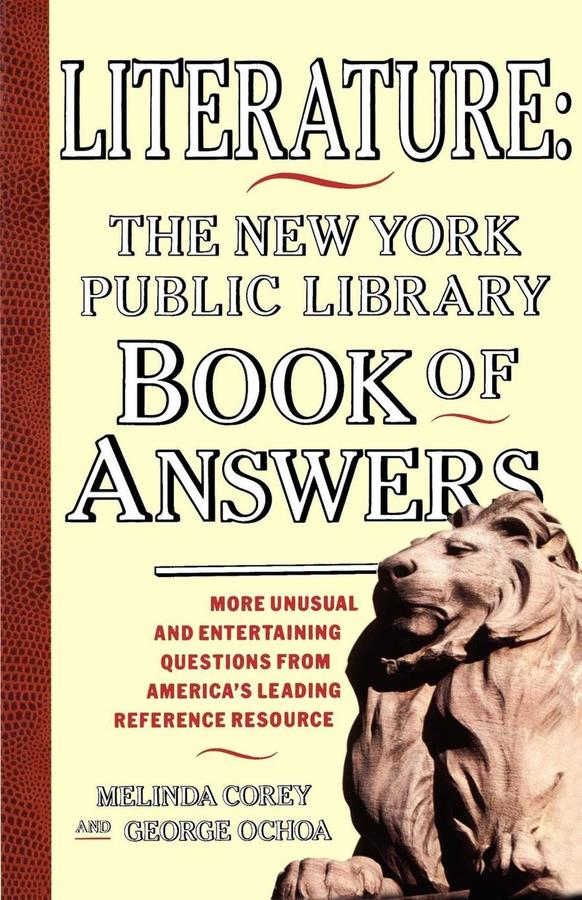 Literature: New York Public Library Book of Answers-Education-買書書 BuyBookBook