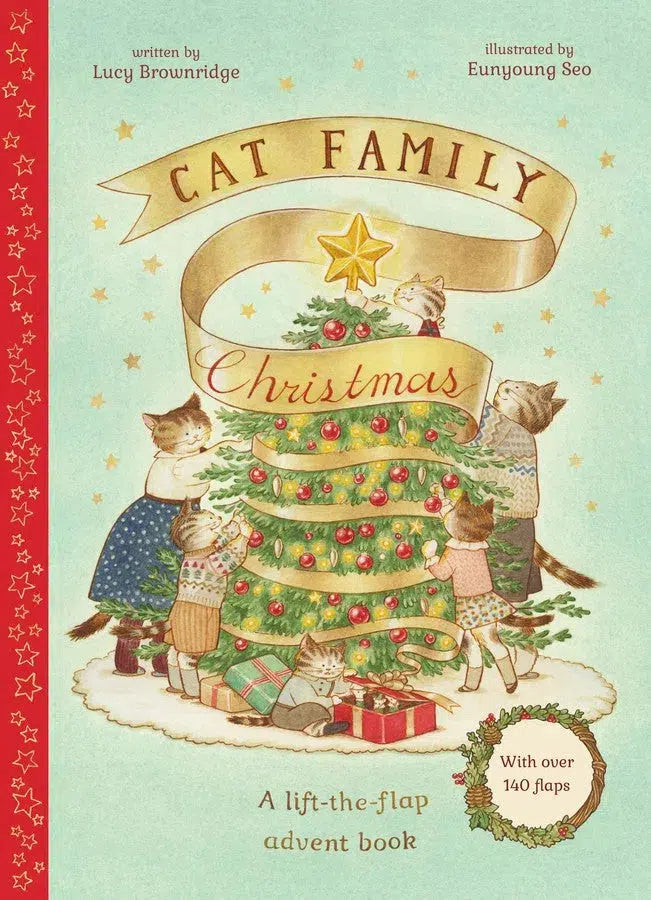 Cat Family Christmas-Children’s / Teenage stationery and miscellaneous items-買書書 BuyBookBook