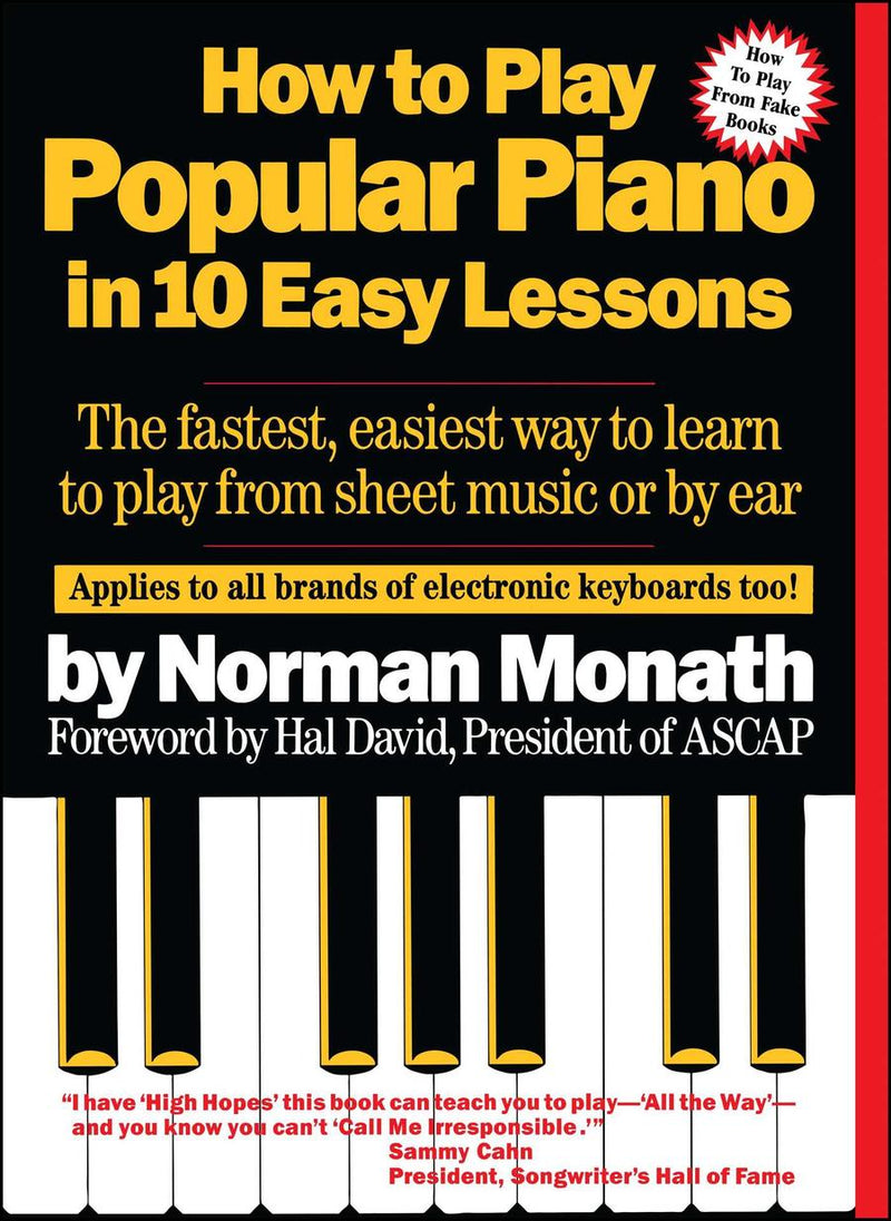 How To Play Popular Piano In 10 Easy Lessons-Music-買書書 BuyBookBook