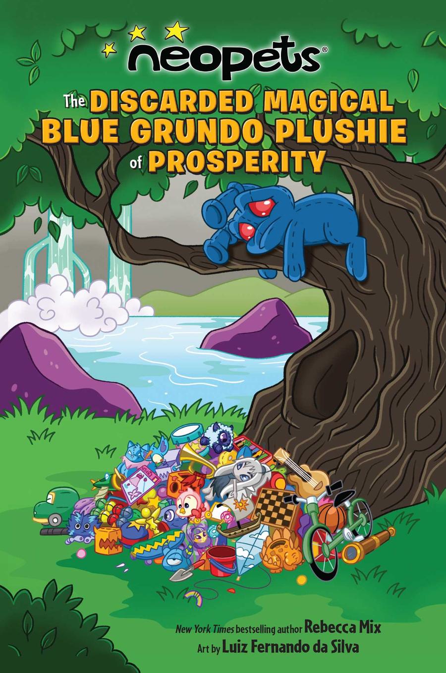Neopets: The Discarded Magical Blue Grundo Plushie of Prosperity-Children’s / Teenage general interest: Humour and jokes-買書書 BuyBookBook