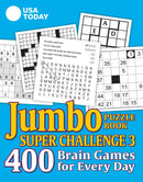 USA TODAY Jumbo Puzzle Book Super Challenge 3-Hobbies/ quizzes/ games-買書書 BuyBookBook