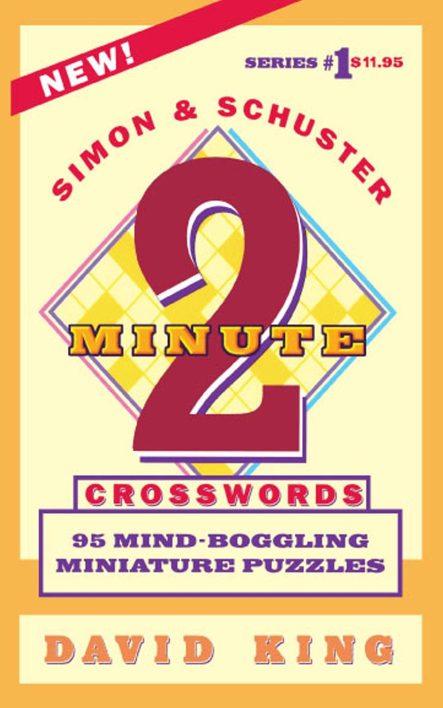 SIMON AND SCHUSTER'S TWO-MINUTE CROSSWORDS Vol. 1-Hobbies/ quizzes/ games-買書書 BuyBookBook