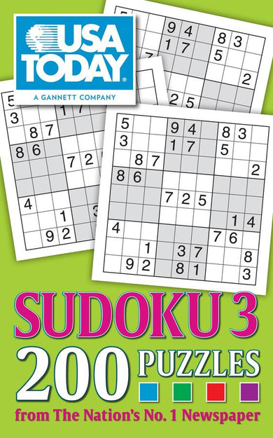 USA TODAY Sudoku 3-Hobbies/ quizzes/ games-買書書 BuyBookBook