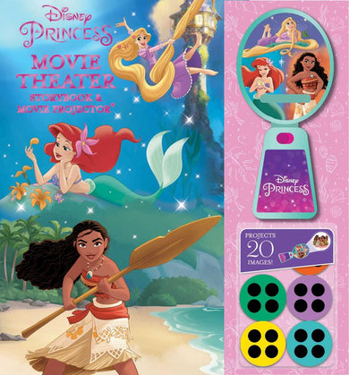 Disney Princess: Moana, Rapunzel, and Ariel Movie Theater Storybook & Movie Projector-Children’s picture books-買書書 BuyBookBook