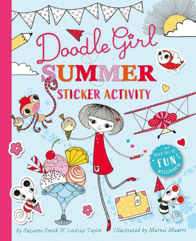 Doodle Girl Summer Sticker Activity-Children’s picture books-買書書 BuyBookBook