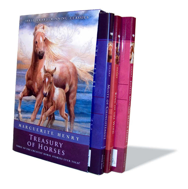 Marguerite Henry Treasury of Horses (Boxed Set)-Children’s / Teenage fiction: General and modern fiction-買書書 BuyBookBook