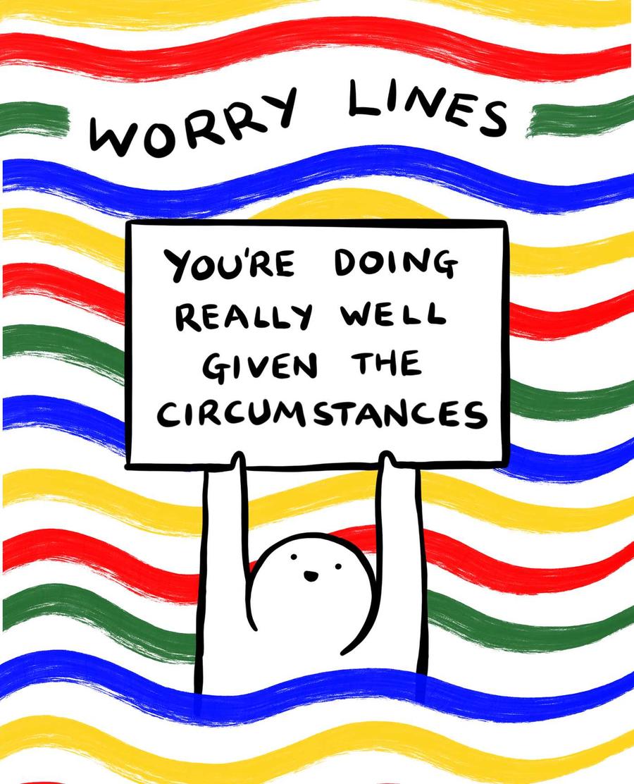 Worry Lines-Self-help/ personal development/ practical advice-買書書 BuyBookBook