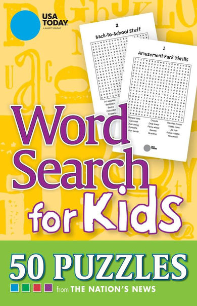 USA TODAY Word Search for Kids-Children’s / Teenage general interest: Hobbies/ quizzes/ toys and games-買書書 BuyBookBook