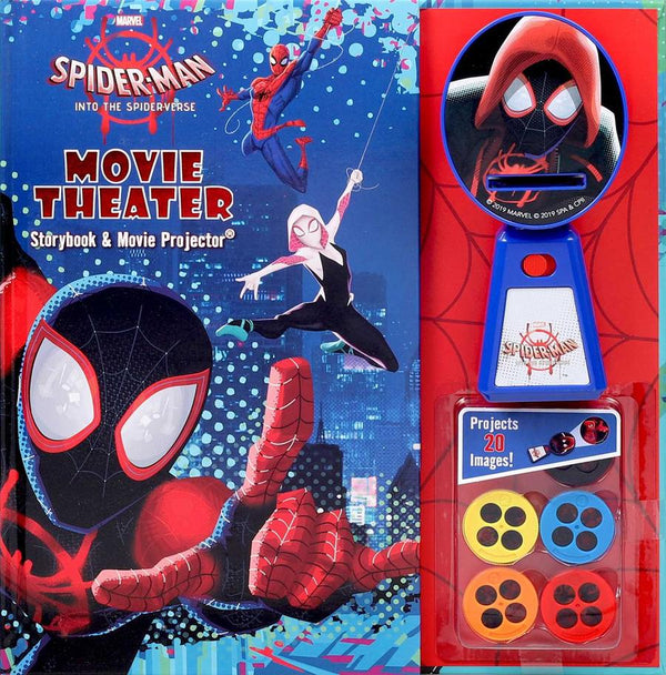 Marvel Spider-Man: Into the Spider-Verse Movie Theater Storybook & Movie Projector-Children’s / Teenage fiction: Action and adventure stories-買書書 BuyBookBook