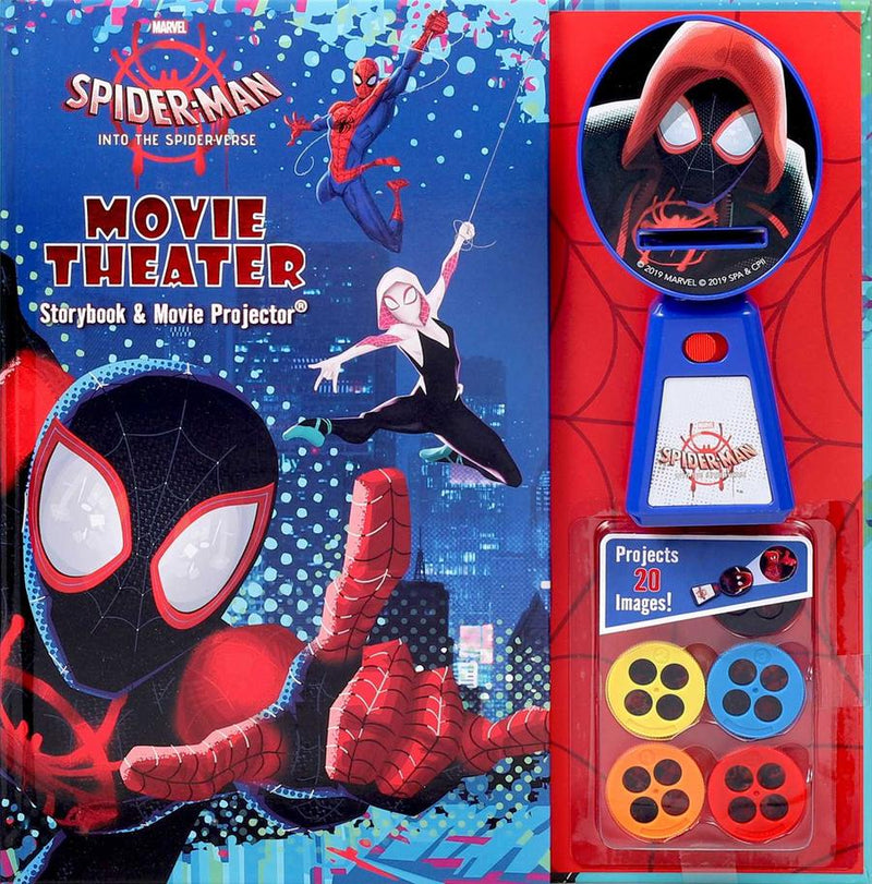 Marvel Spider-Man: Into the Spider-Verse Movie Theater Storybook & Movie Projector-Children’s / Teenage fiction: Action and adventure stories-買書書 BuyBookBook