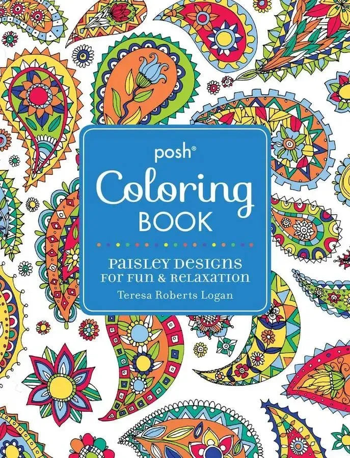 Posh Adult Coloring Book: Paisley Designs for Fun & Relaxation-Lifestyle and Leisure-買書書 BuyBookBook