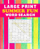 Large Print Summer Fun Word Search-Hobbies/ quizzes/ games-買書書 BuyBookBook