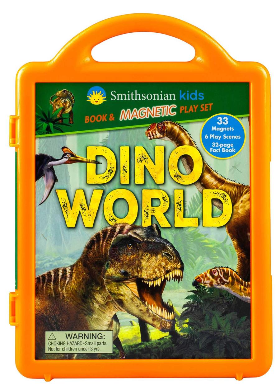 Smithsonian Kids: DinoWorld Book and Magnetic Play Set-Children’s / Teenage general interest: Nature and animals-買書書 BuyBookBook