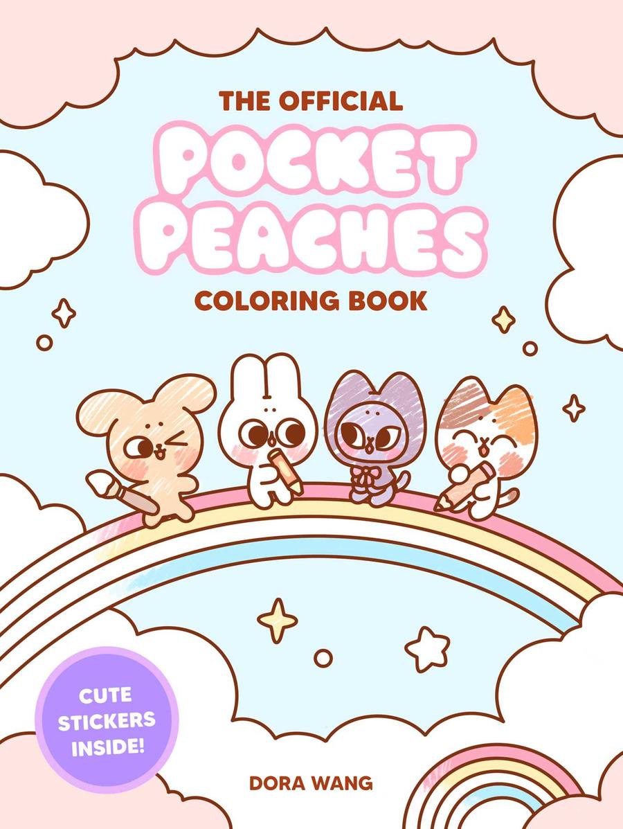 The Official Pocket Peaches Coloring Book-Children’s interactive and activity books and kits-買書書 BuyBookBook