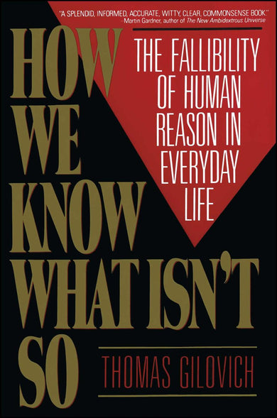 How We Know What Isn't So-Psychology-買書書 BuyBookBook
