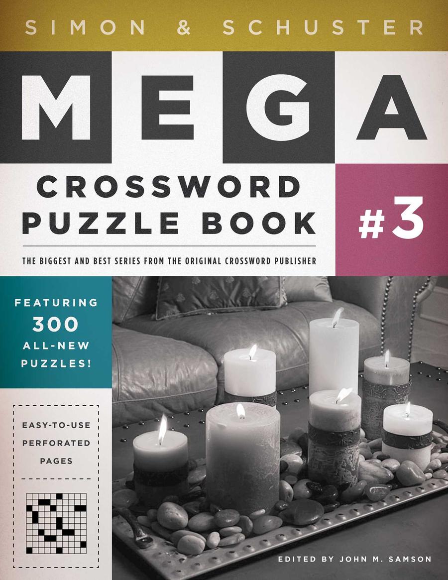 Simon & Schuster Mega Crossword Puzzle Book #3-Hobbies/ quizzes/ games-買書書 BuyBookBook