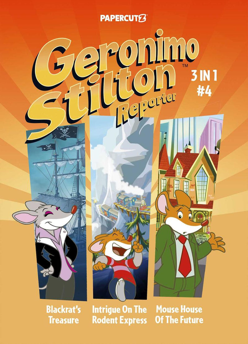 Geronimo Stilton Reporter 3 in 1 Vol. 4-Graphic novels/ Comic books/ Manga/ Cartoons-買書書 BuyBookBook