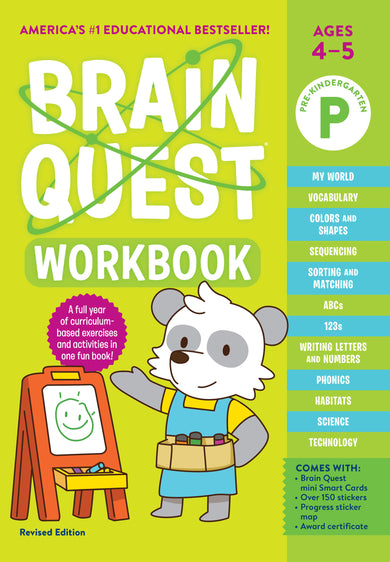 Brain Quest Workbook: Pre-K Revised Edition-Children’s / Teenage general interest: General knowledge and interesting facts-買書書 BuyBookBook