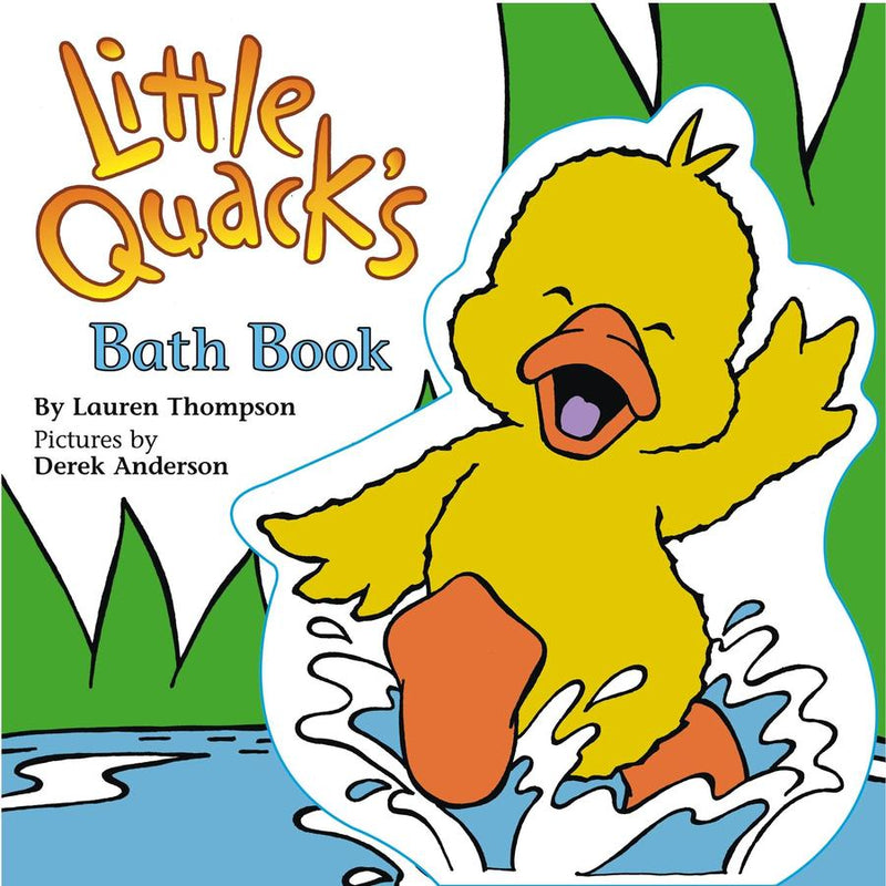 Little Quack's Bath Book-Children’s interactive and activity books and kits-買書書 BuyBookBook