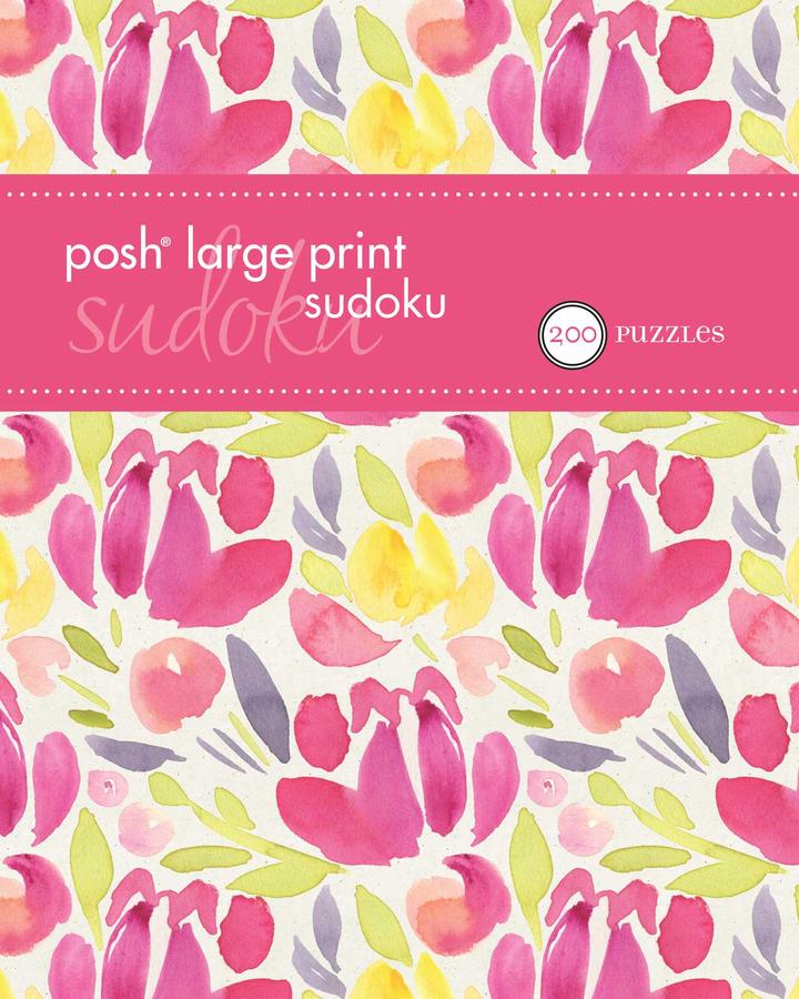 Posh Large Print Sudoku 2-Hobbies/ quizzes/ games-買書書 BuyBookBook