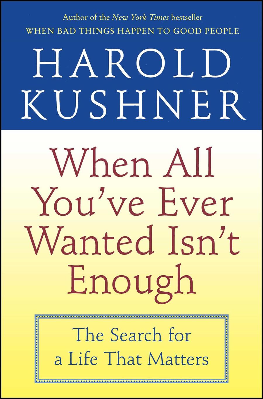 When All You've Ever Wanted Isn't Enough-Self-help/ personal development/ practical advice-買書書 BuyBookBook