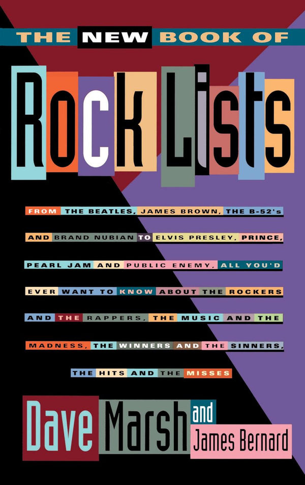New Book of Rock Lists-Music-買書書 BuyBookBook