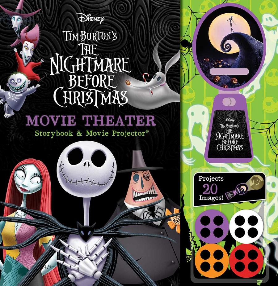 Disney: Tim Burton's The Nightmare Before Christmas Movie Theater Storybook & Movie Projector-Children’s / Teenage fiction: General and modern fiction-買書書 BuyBookBook
