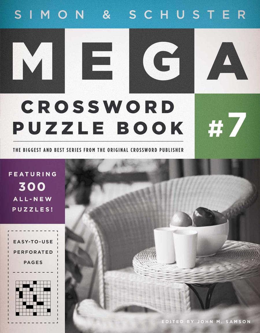 Simon & Schuster Mega Crossword Puzzle Book #7-Hobbies/ quizzes/ games-買書書 BuyBookBook