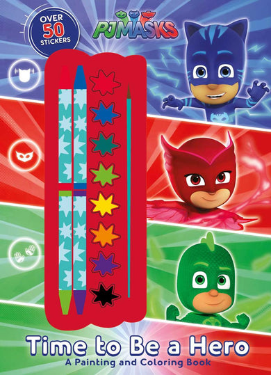 PJ Masks: Time to Be a Hero-Children’s interactive and activity books and kits-買書書 BuyBookBook