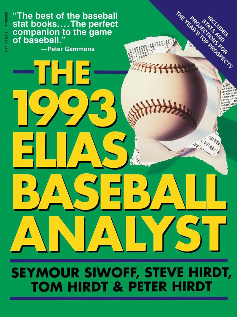 1993 Elias Baseball Analyst-Sports and Active outdoor recreation-買書書 BuyBookBook