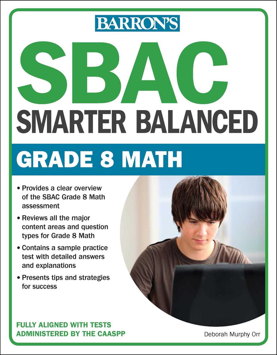 SBAC Grade 8 Math: Smarter Balanced-Education-買書書 BuyBookBook