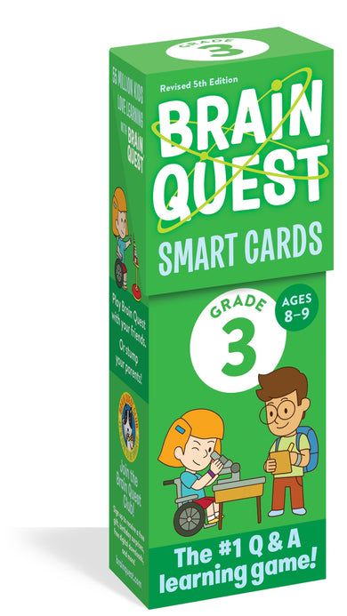 Brain Quest 3rd Grade Smart Cards Revised 5th Edition-Children’s / Teenage general interest: General knowledge and interesting facts-買書書 BuyBookBook