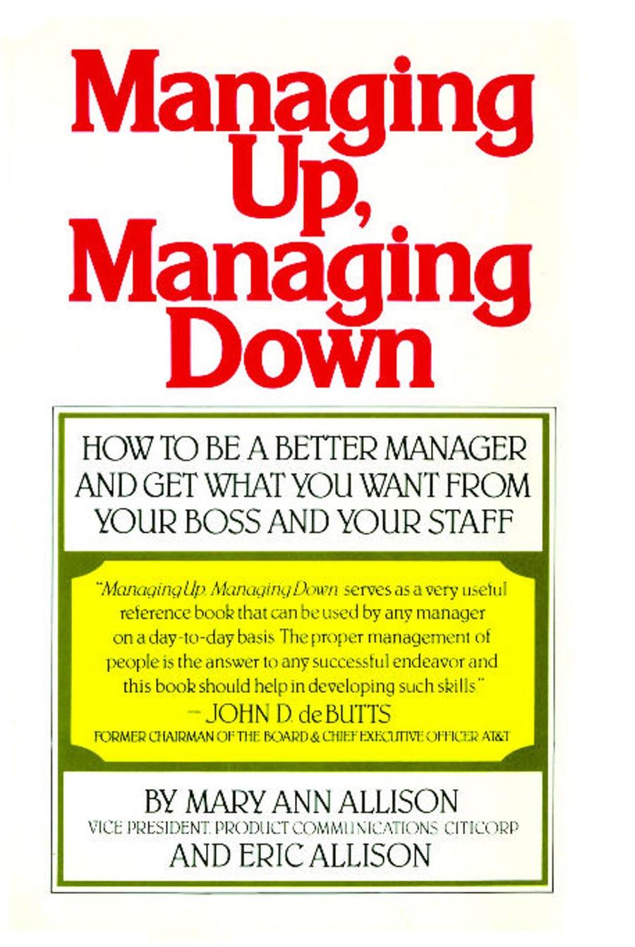 Managing Up, Managing Down-Business and Management-買書書 BuyBookBook