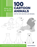 Draw Like an Artist: 100 Cartoon Animals-Lifestyle and Leisure-買書書 BuyBookBook
