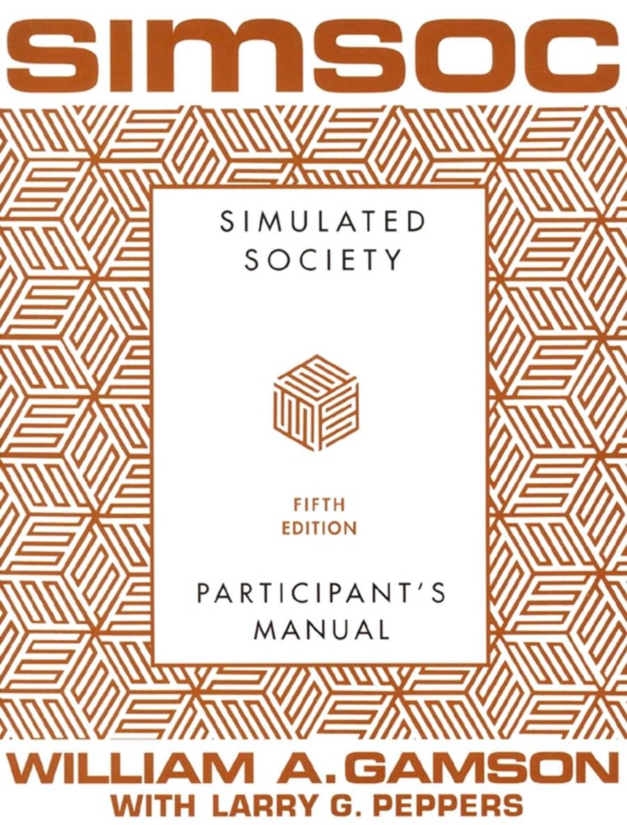 SIMSOC: Simulated Society, Participant's Manual-Society/ culture/ social sciences-買書書 BuyBookBook
