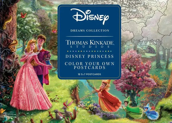 Disney Dreams Collection Thomas Kinkade Studios Disney Princess Color Your Own P-Art: general-買書書 BuyBookBook