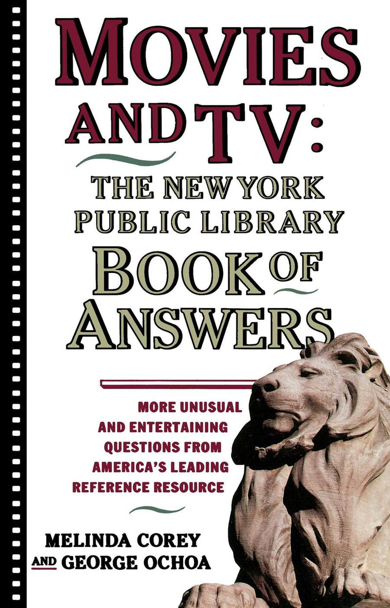 Movies and TV: The New York Public Library Book of Answers-Film/ television/ radio and performing arts-買書書 BuyBookBook